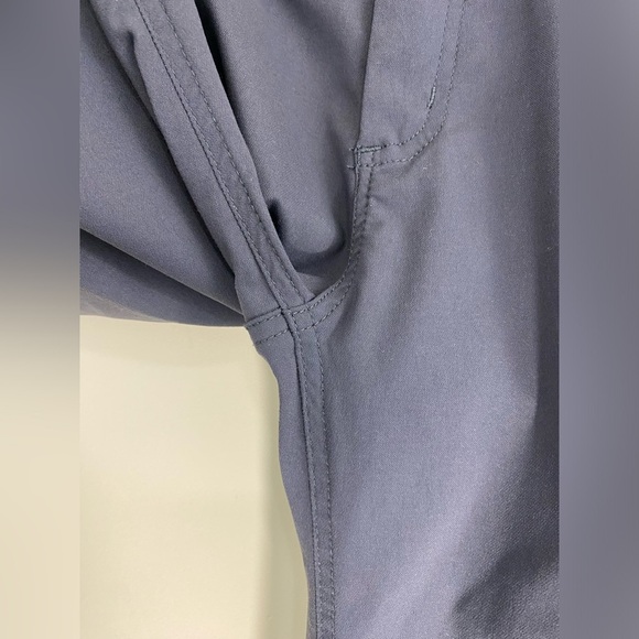 PRANA Halle Straight Leg Roll Up Pant Hiking Outdoors Gray Size 10 - Picture 6 of 10